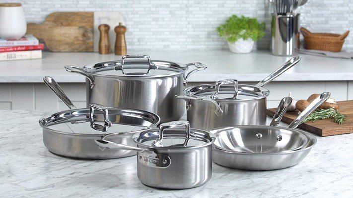 All-Clad D3 3-Ply Stainless Steel Nonstick