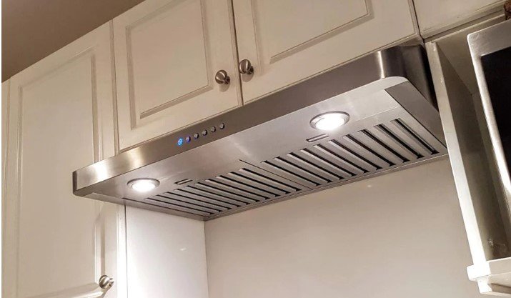 Awoco Classic 6 High Stainless Steel Under Cabinet Hood