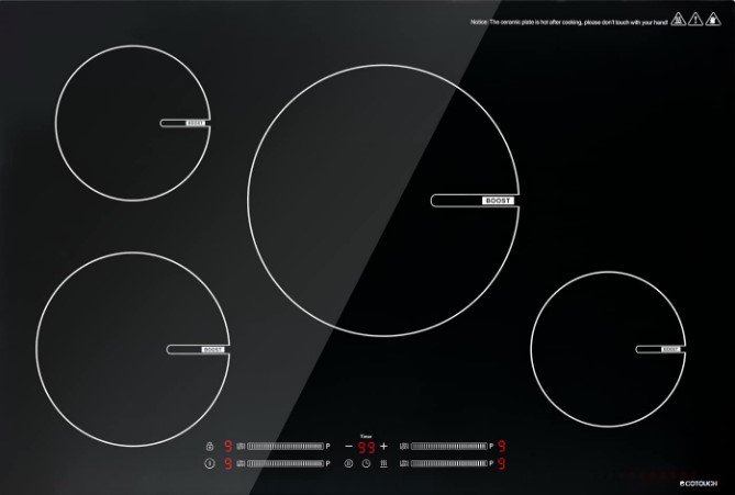 ECOTOUCH 4 Burner Induction Cooktop